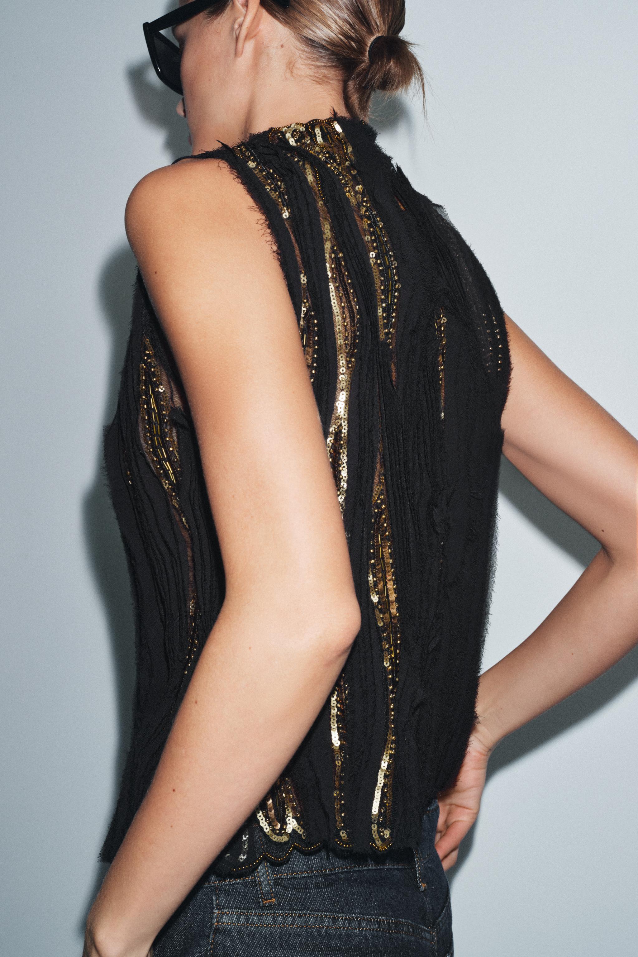 HAUT À PAILLETTES ZW COLLECTION ÉDITION LIMITÉE